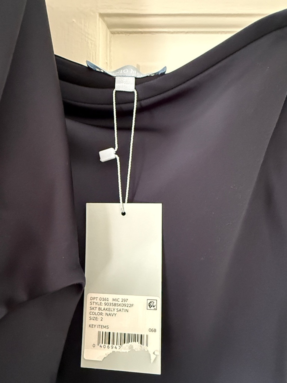 ANTONIO MELANI Navy Two-Piece Long Sleeve Set - Picture 4 of 6